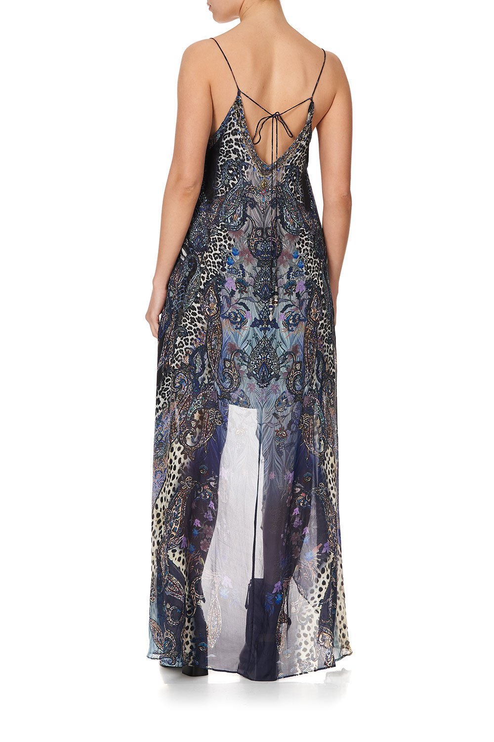 FLARED MINI WITH SHEER OVERLAY FESTIVAL EXPRESS