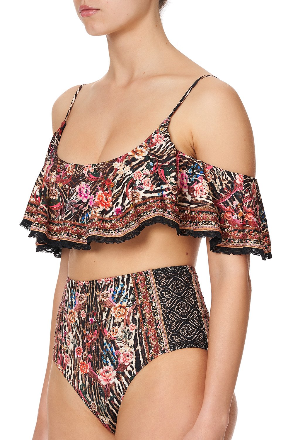 FRILL CROP TOP LIV A LITTLE