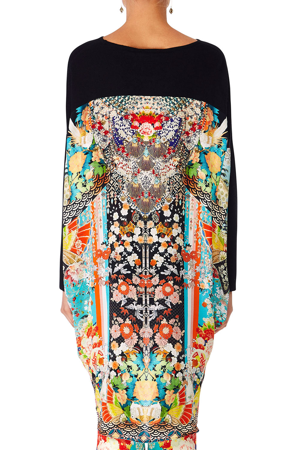 CAMILLA GALAXY GIRL LONG SLEEVE JUMPER W PRINT BACK