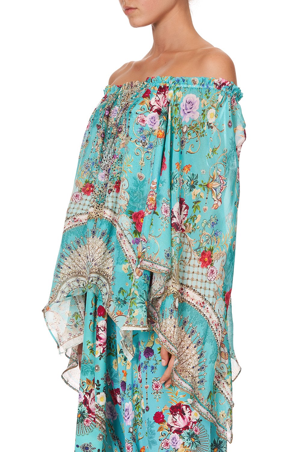 HANDKERCHIEF HEM BLOUSE A SONNET FOR SATINE