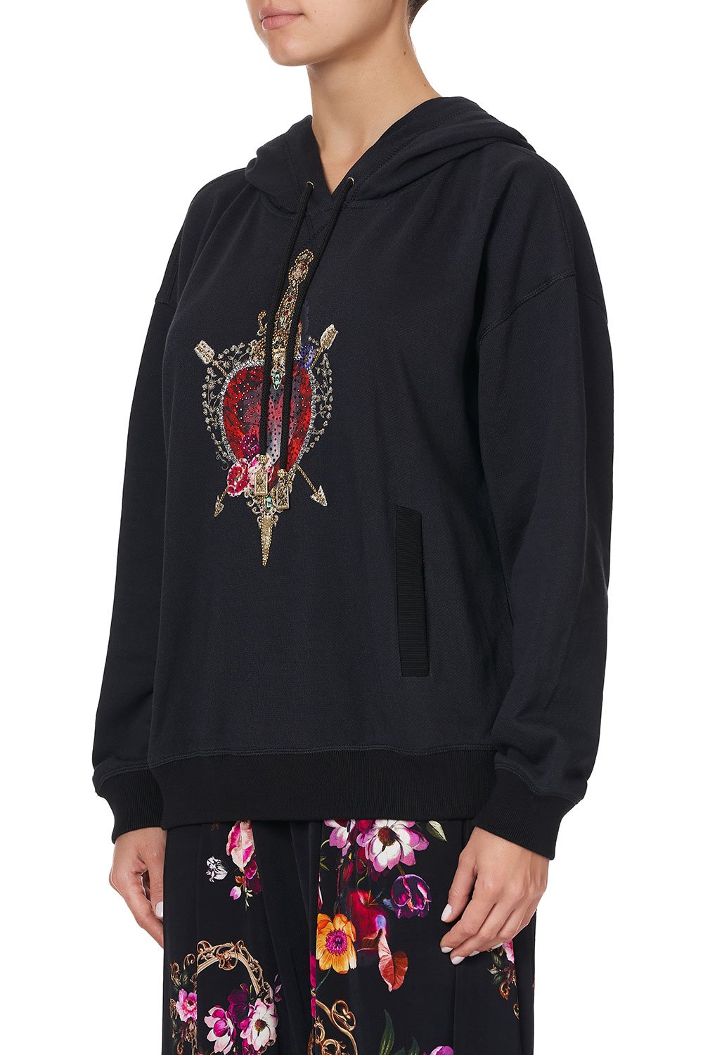 HOODIE WITH SIDE POCKETS MIRROR MIRROR