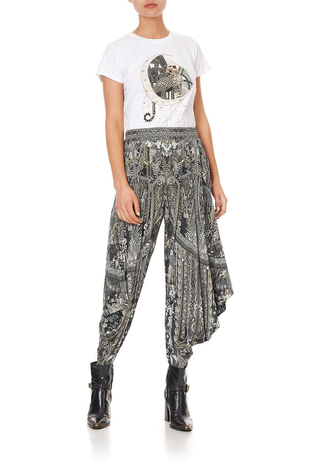 JERSEY DRAPE PANT WITH POCKET ONE TRIBE