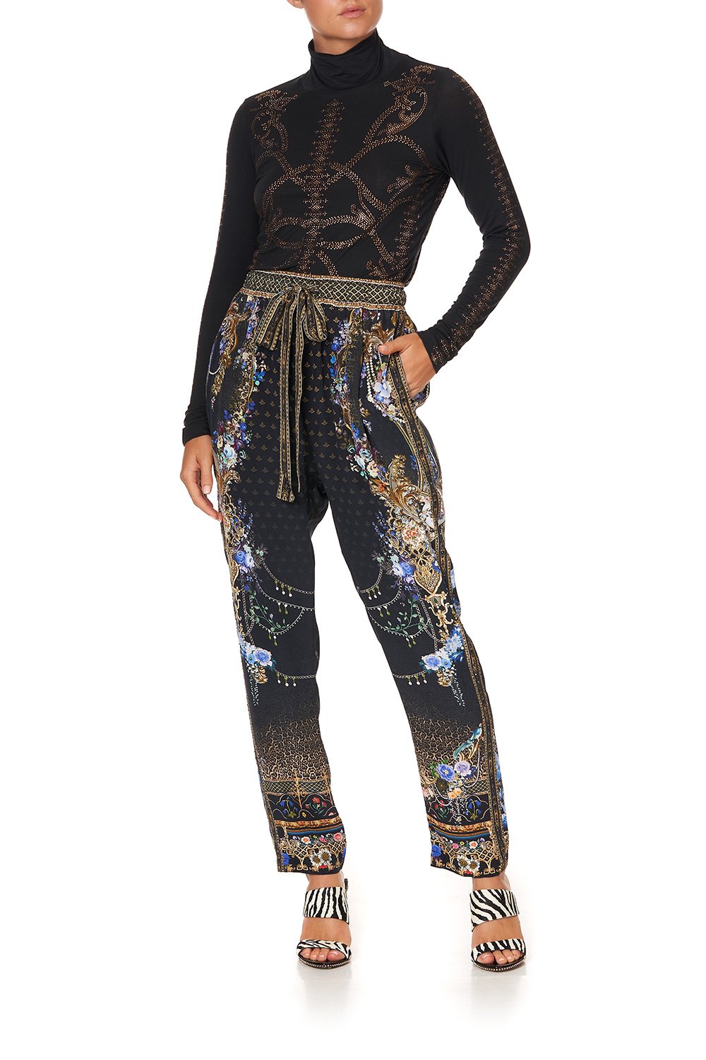 JERSEY TURTLENECK LUXE BLACK