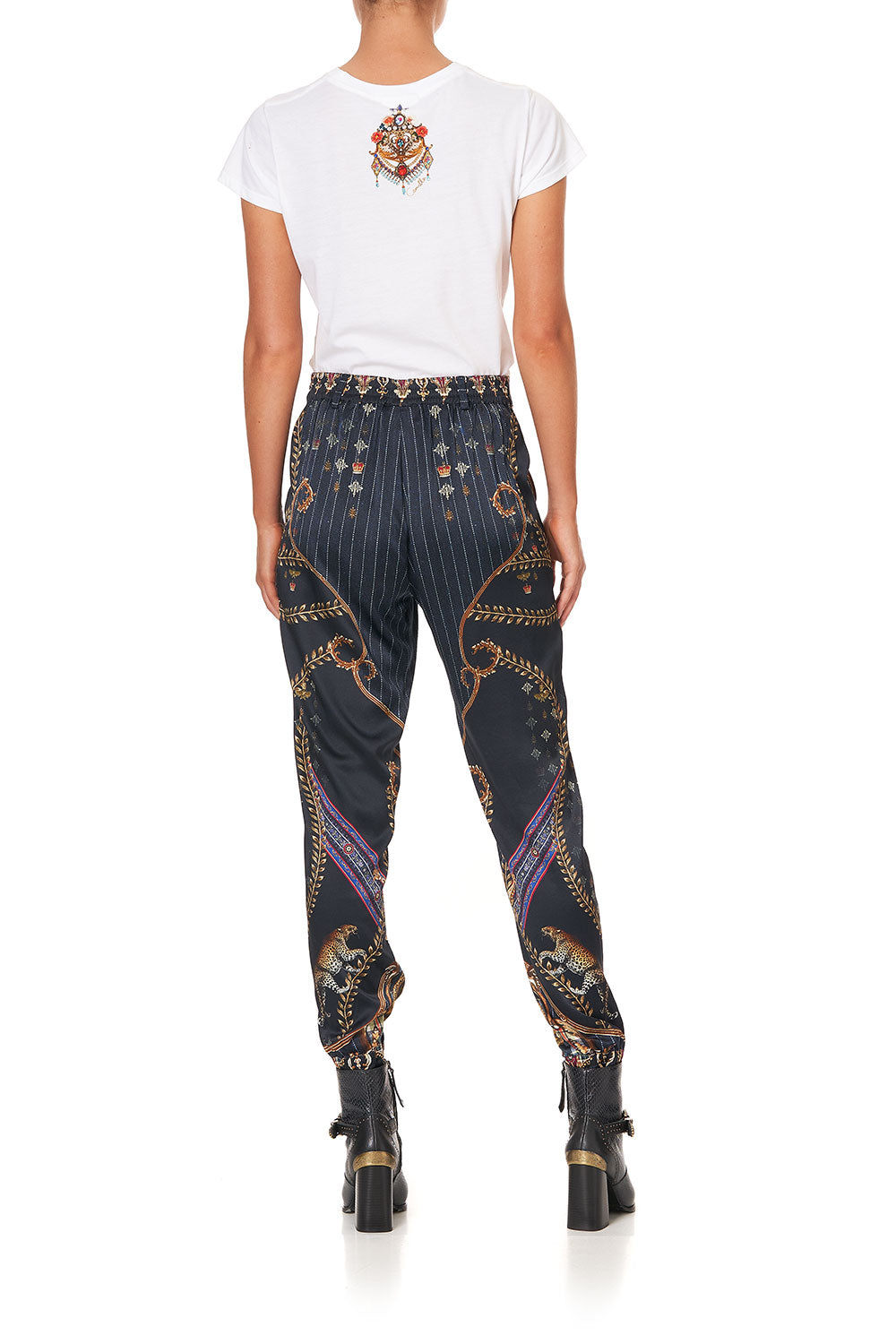 JOGGER WITH ENCASED ELASTIC CUFF DINING HALL DARLING