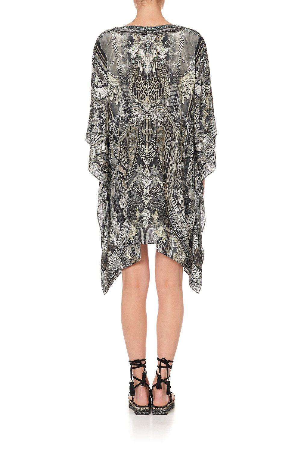 KAFTAN WITH BUTTON UP SLEEVES ONE TRIBE