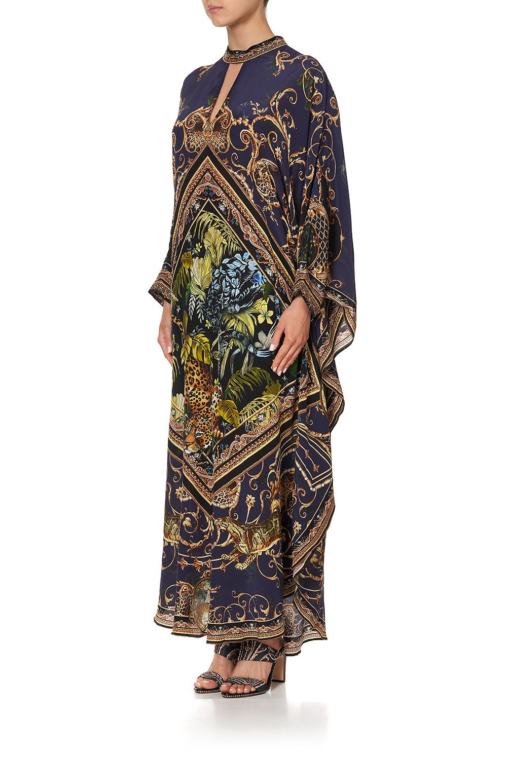 KAFTAN WITH HIGH COLLAR STAND SEVEN DAY WEEKEND