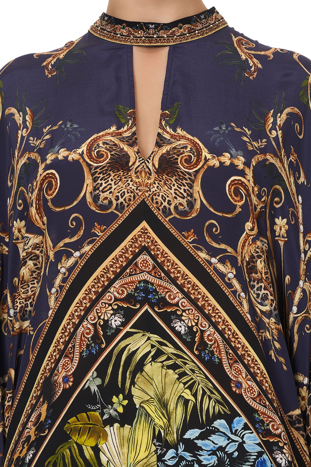 KAFTAN WITH HIGH COLLAR STAND SEVEN DAY WEEKEND