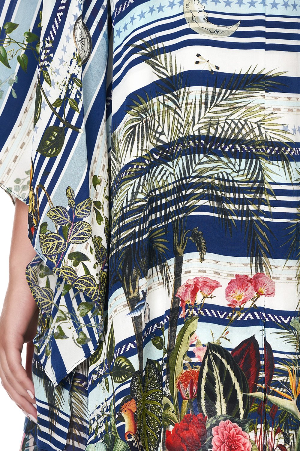 KIMONO WITH LONG UNDERLAYER SOLIS HEART