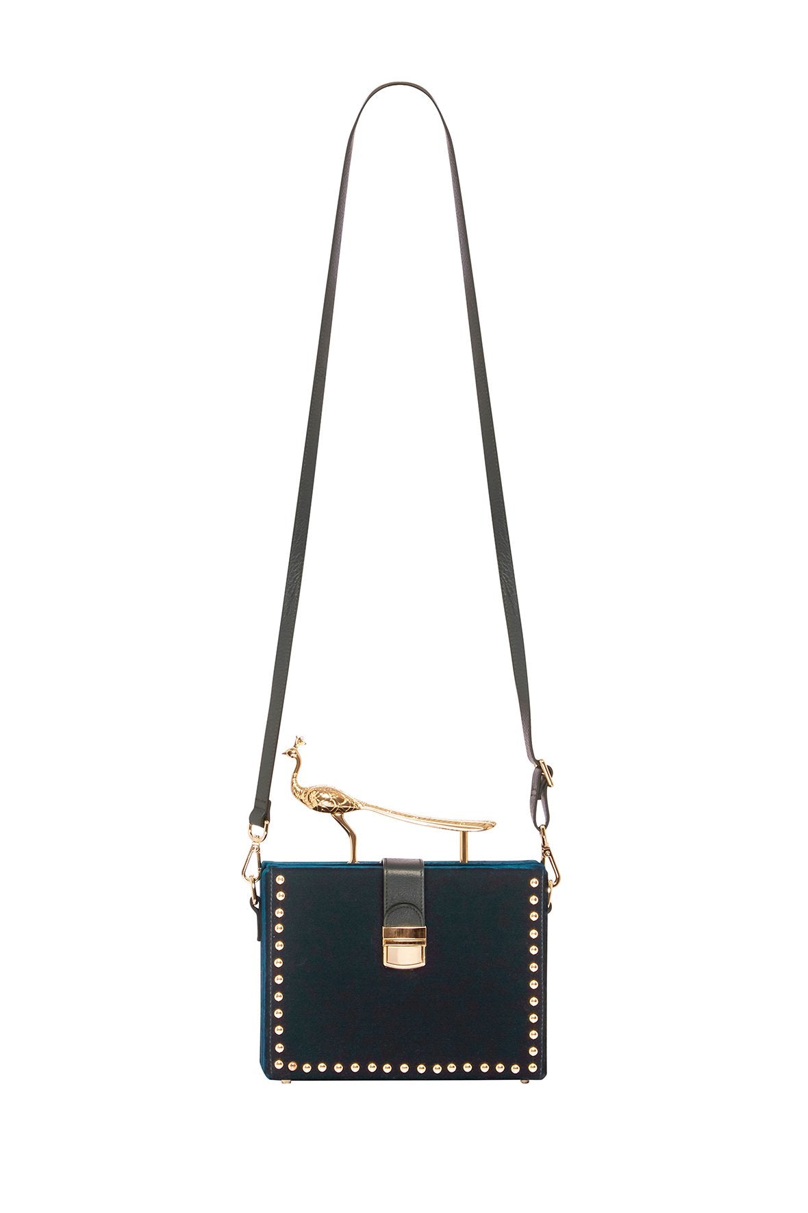 KINDNESS KALEIDOSCOPE PEACOCK BOX BAG