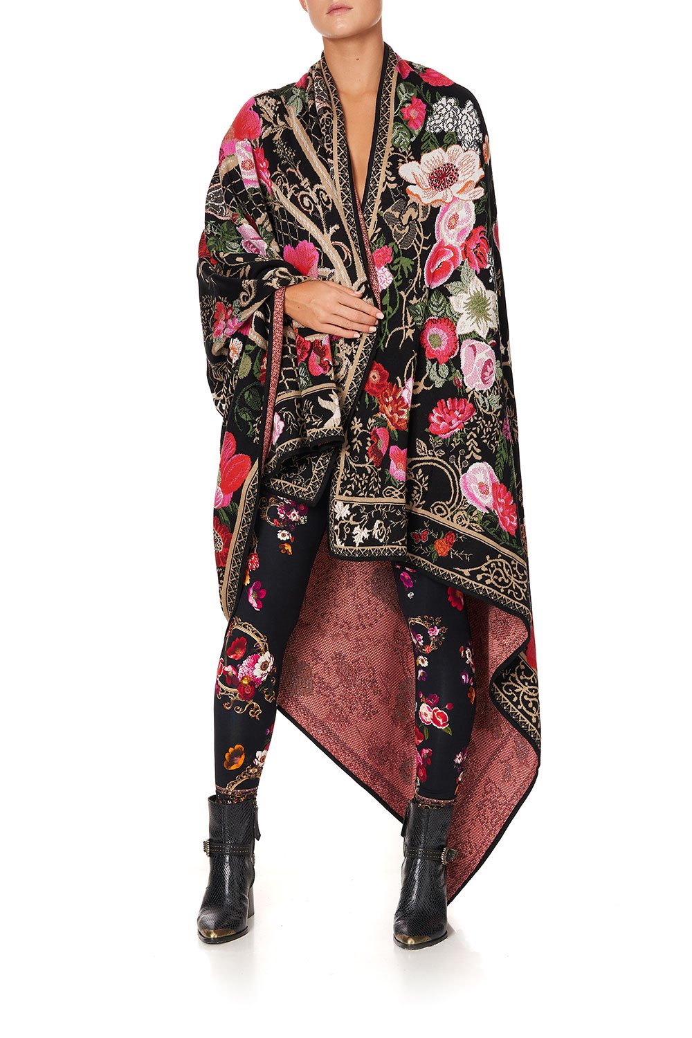 KNIT JACQUARD BLANKET MIRROR MIRROR