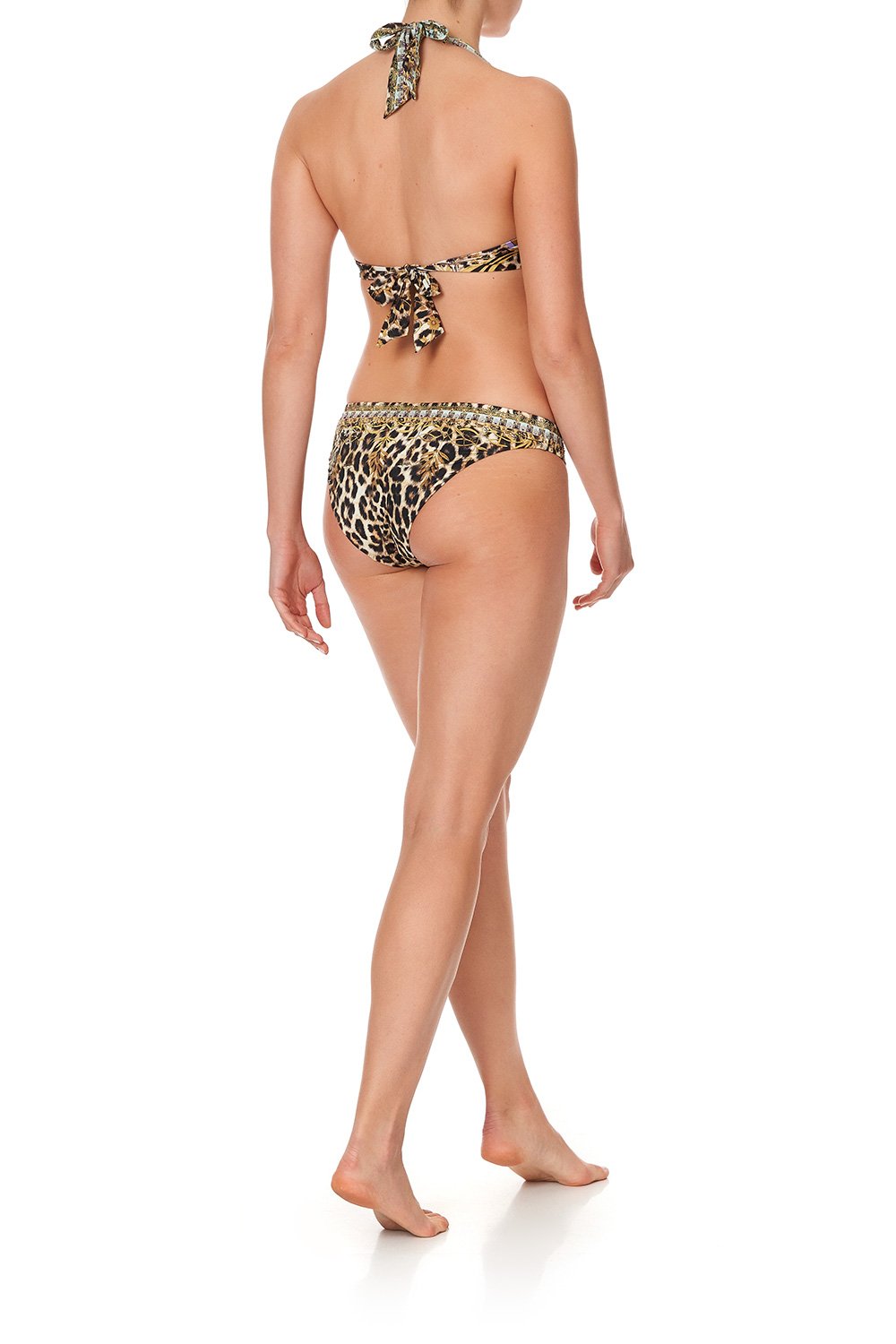 KNOT FRONT HALTER TOP NOMADIC NYMPH