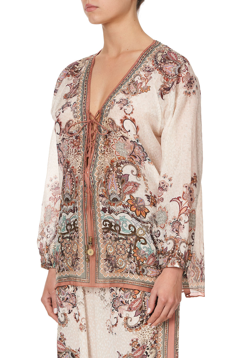 LACE UP BLOUSE TALES OF TALITHA