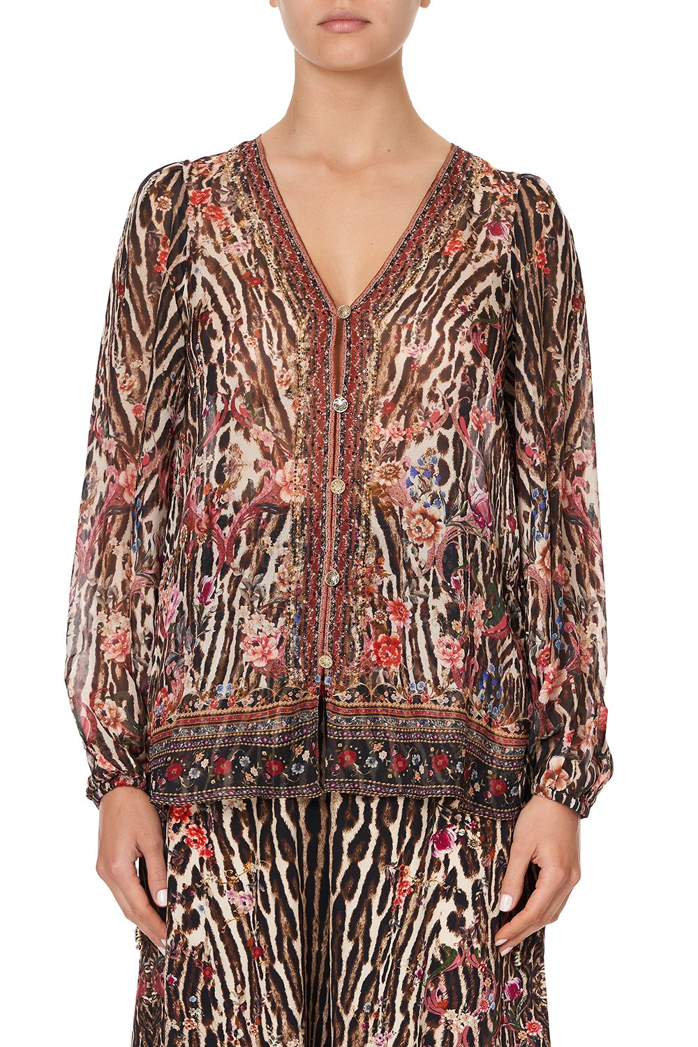 LACE UP SIDE BLOUSE LIV A LITTLE