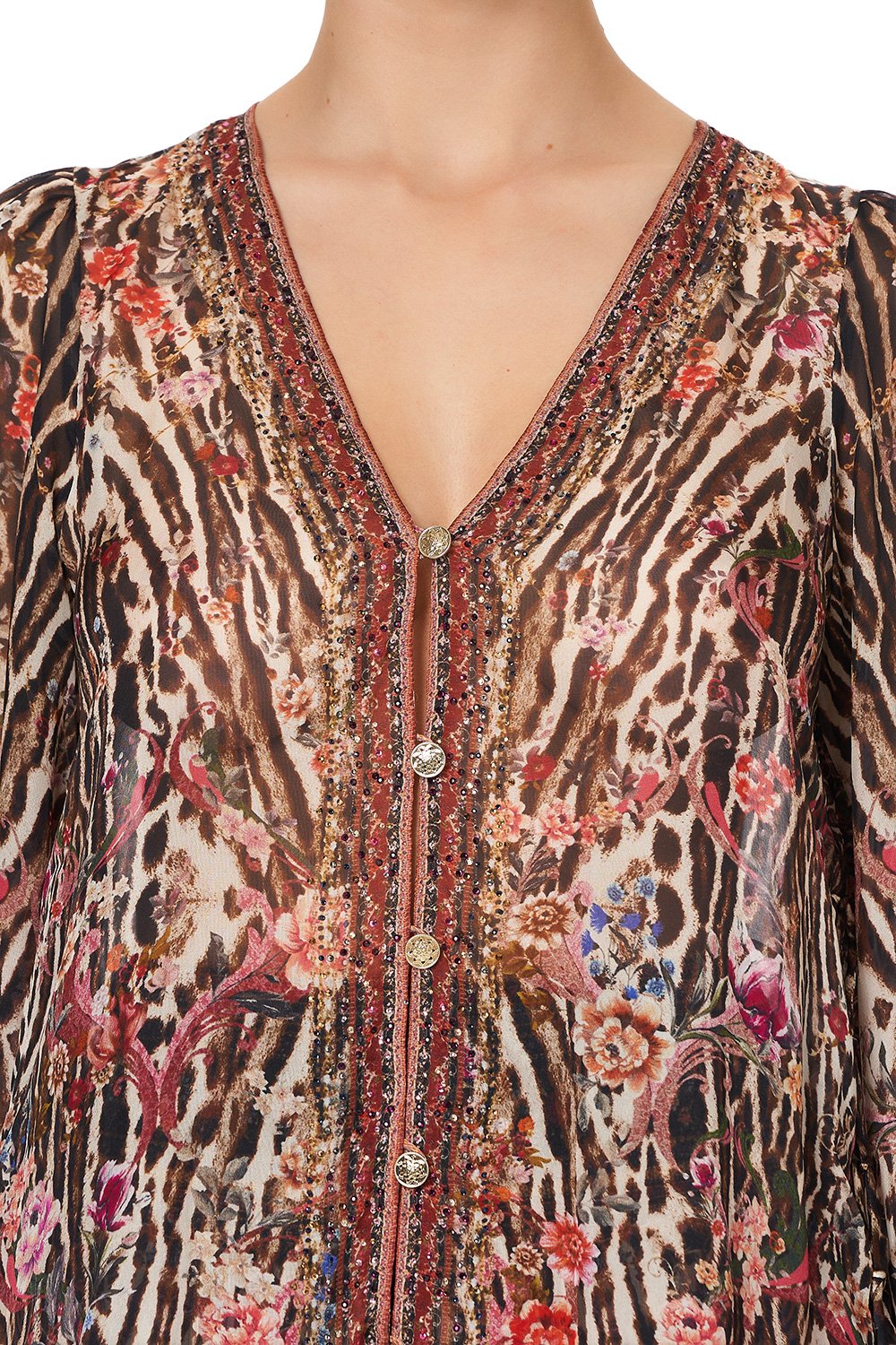 LACE UP SIDE BLOUSE LIV A LITTLE