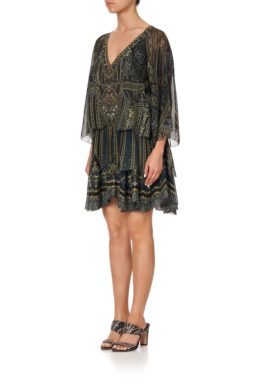 LAYERED FRILL SHORT DRESS GREAT SCOTT