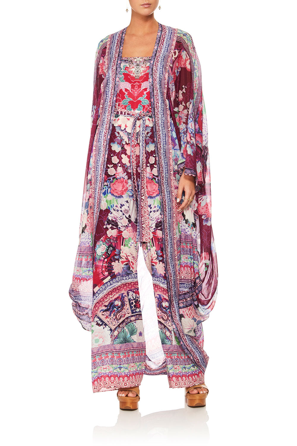 CAMILLA LITTLE OSAKA GIRL LONG SLEEVE LONG CAPE