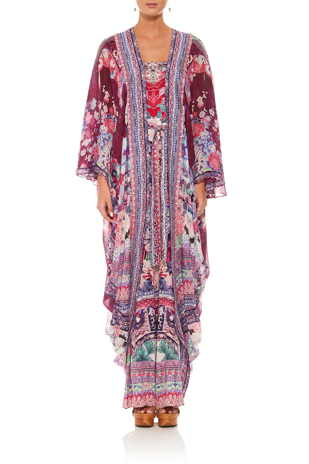 CAMILLA LITTLE OSAKA GIRL LONG SLEEVE LONG CAPE