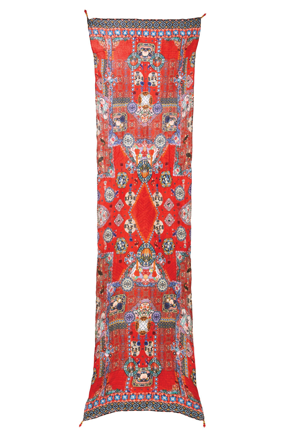 CAMILLA FOUND IN TRANSLATION LONG SCARF