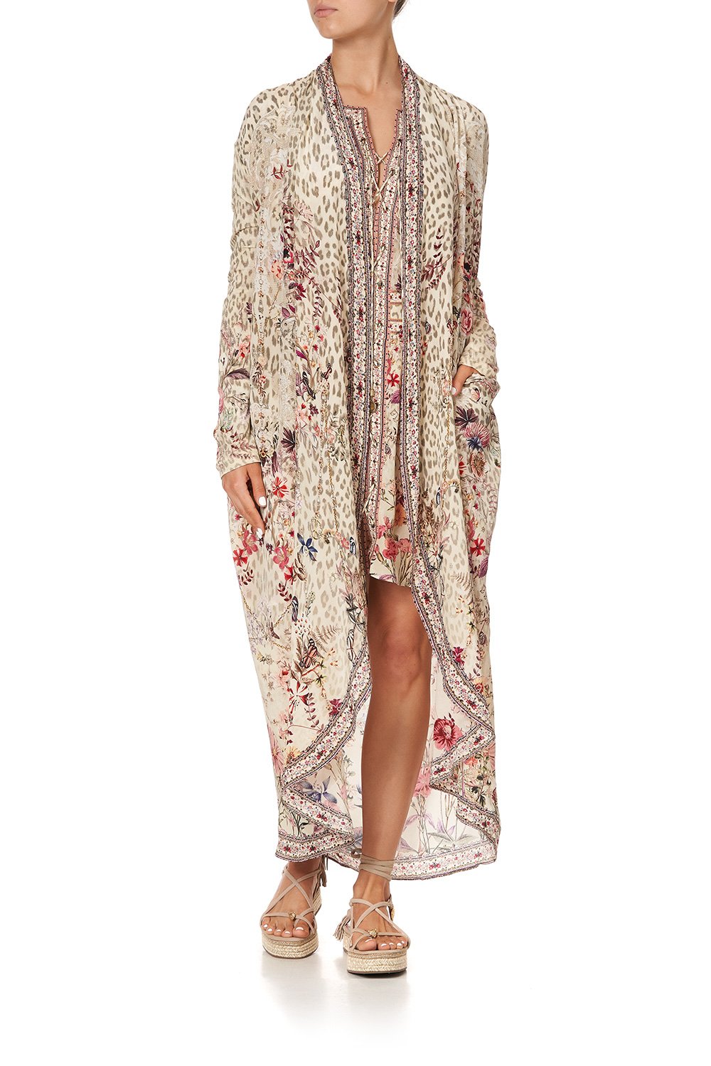 LONG CASUAL JACKET WITH POCKETS DRIFTING DREAMER