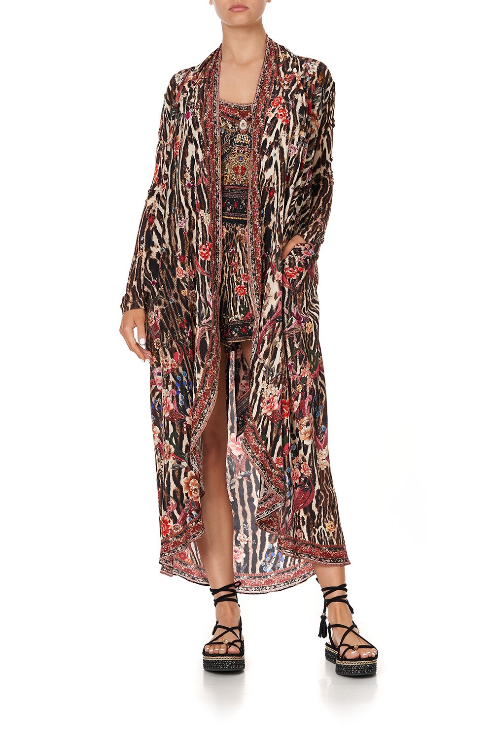 LONG CASUAL JACKET WITH POCKETS LIV A LITTLE