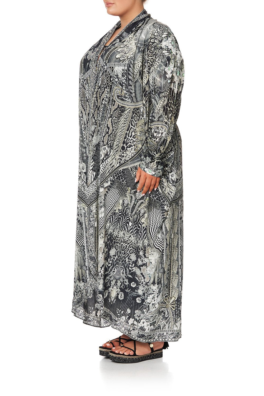 LONG CASUAL JACKET WITH POCKETS ONE TRIBE