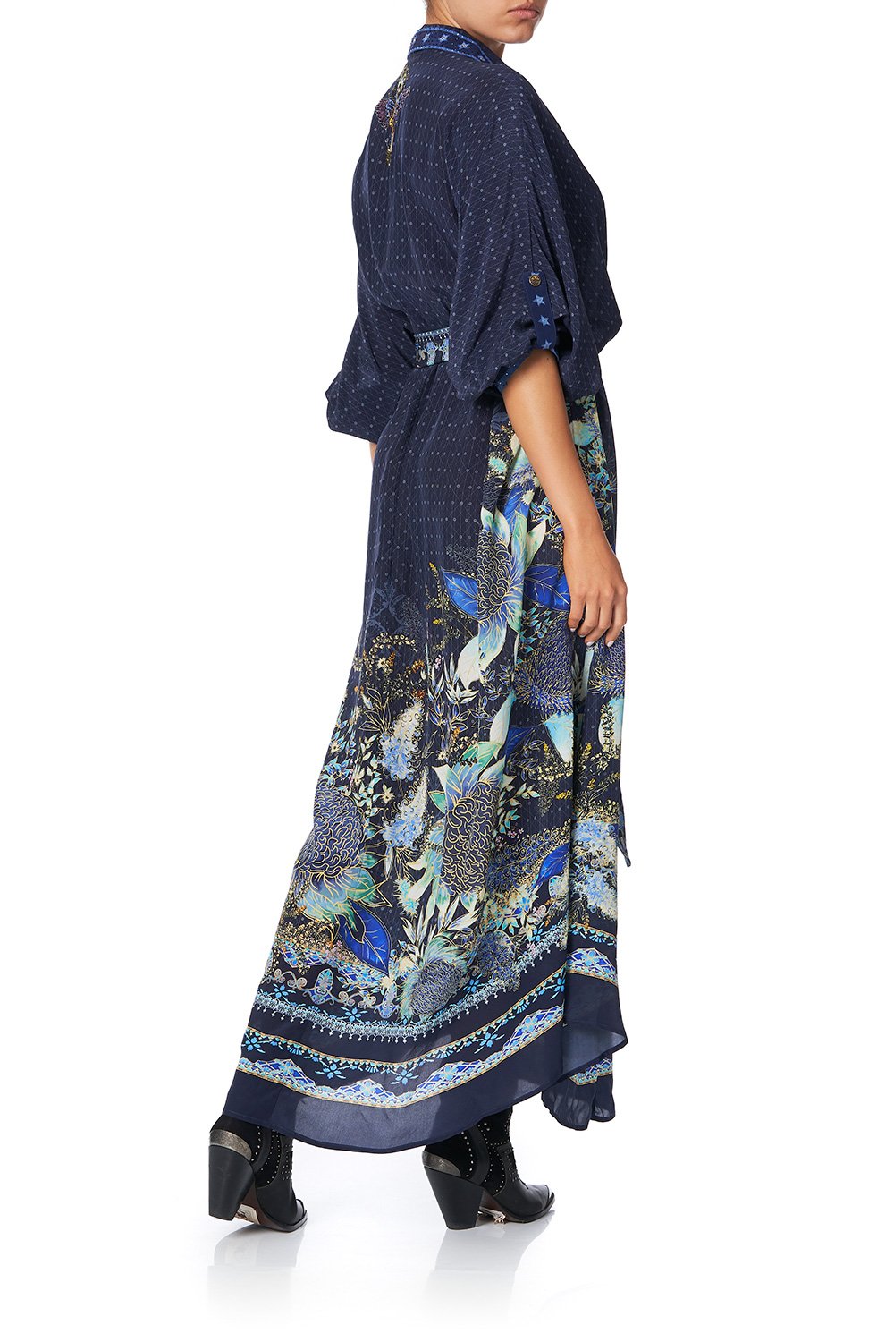 LONG COLLARED KAFTAN NATURES NECTAR