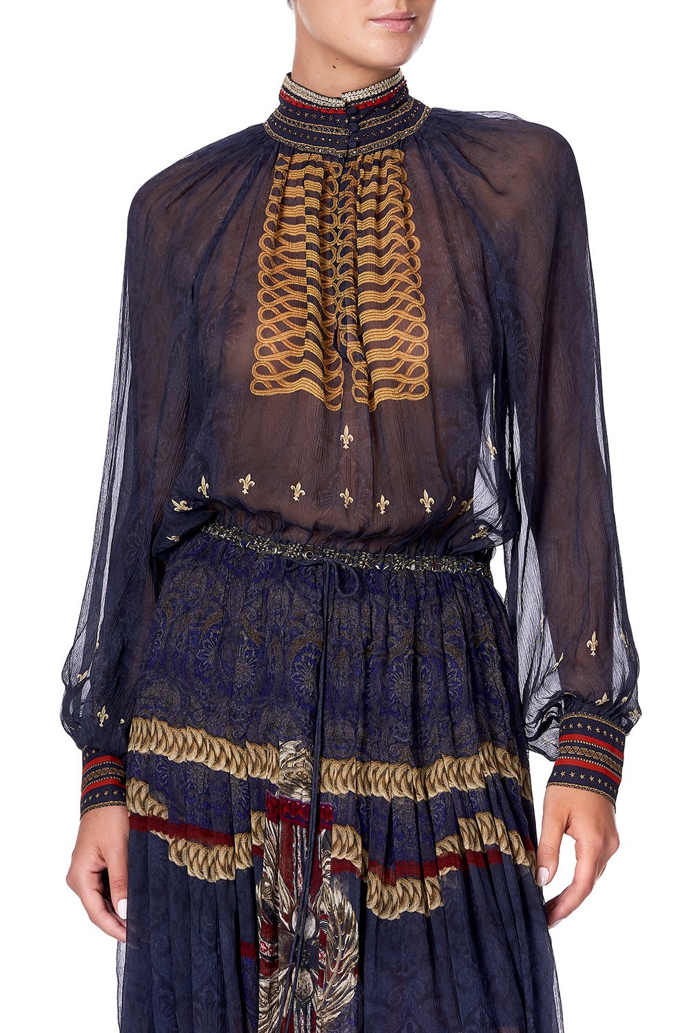 LONG SLEEVE DRESS WITH COLLAR THIS CHARMING WOMAN