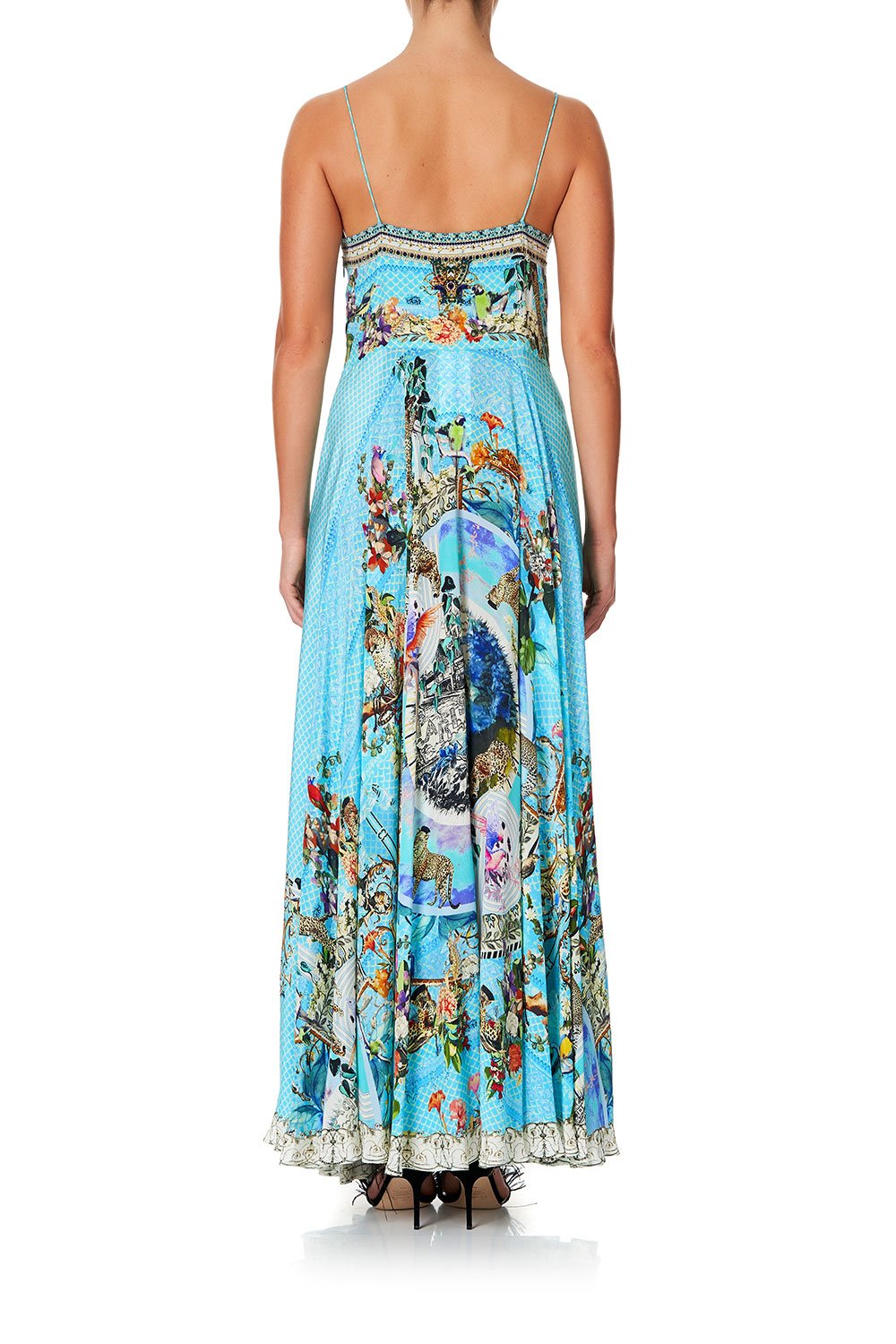 LONG DRESS WITH TIE FRONT GIRL FROM ST TROPEZ