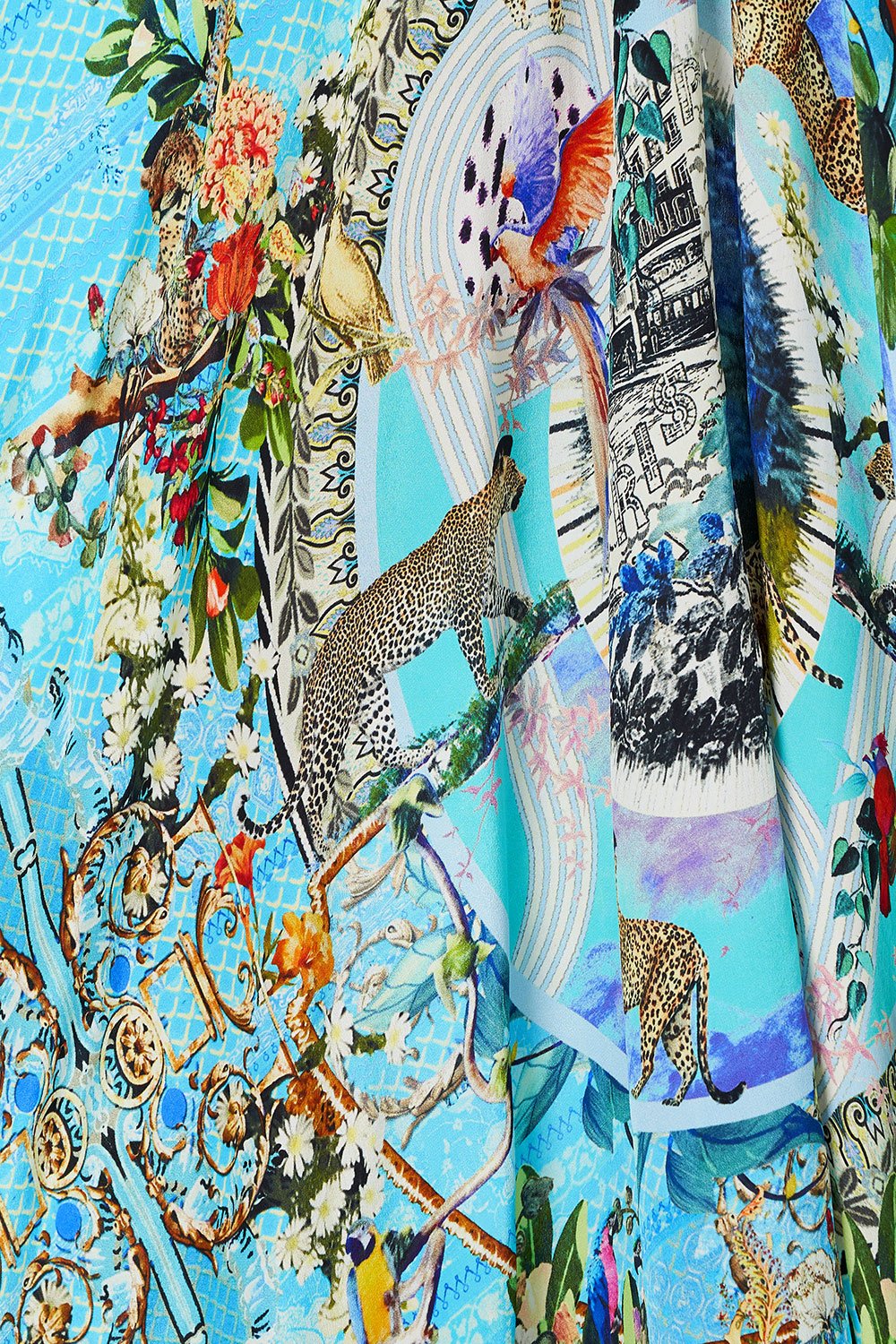 LONG DRESS WITH TIE FRONT GIRL FROM ST TROPEZ