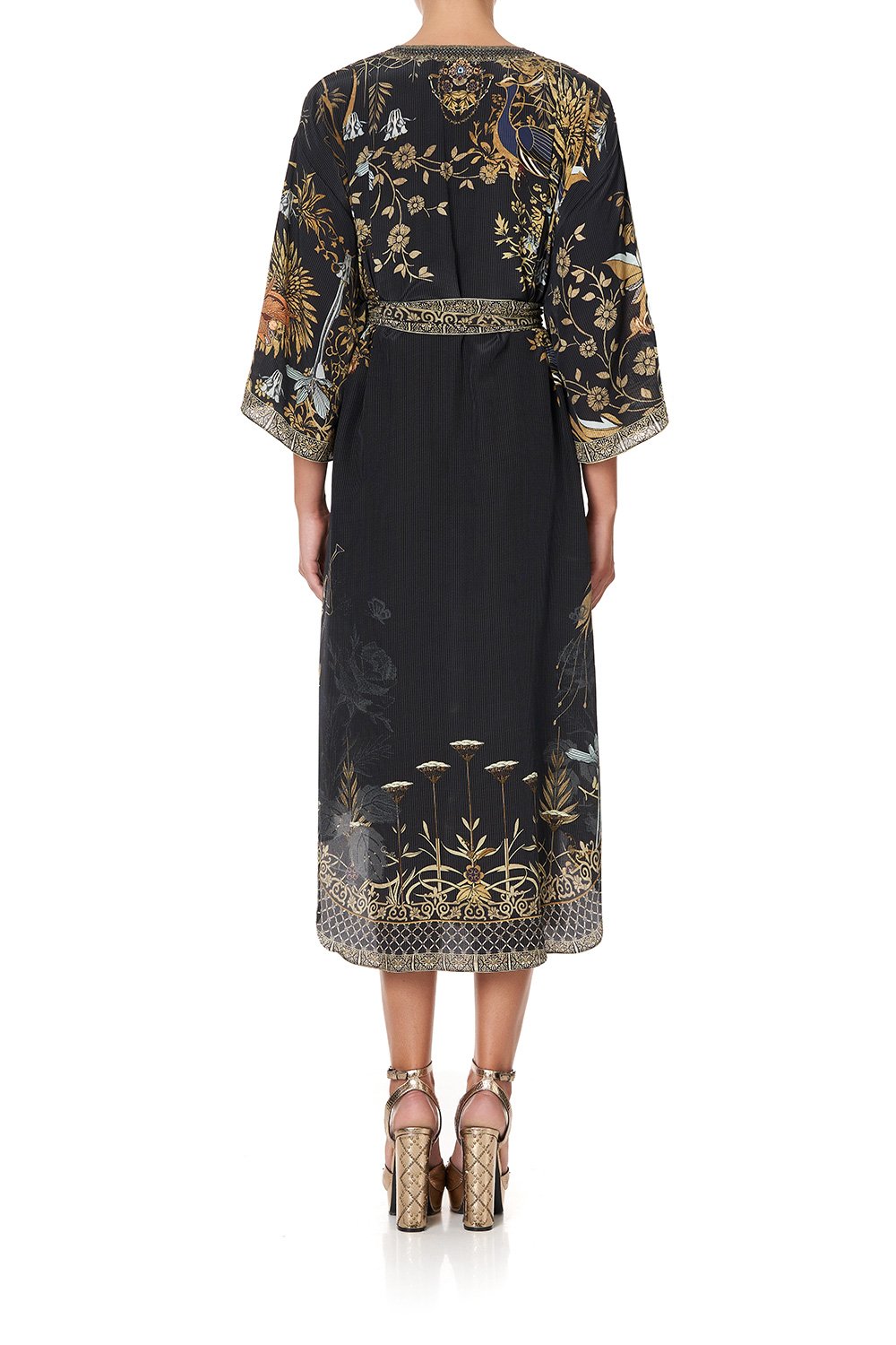 LOOSE BUTTON THROUGH DRESS THE JEWELLED ARROW