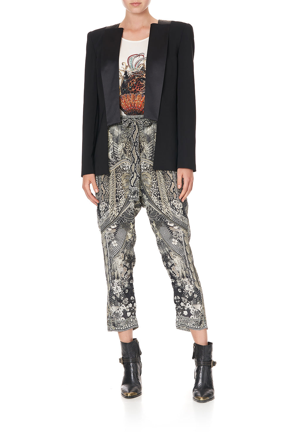 DROP CROTCH SLIM LEG PANT ONE TRIBE