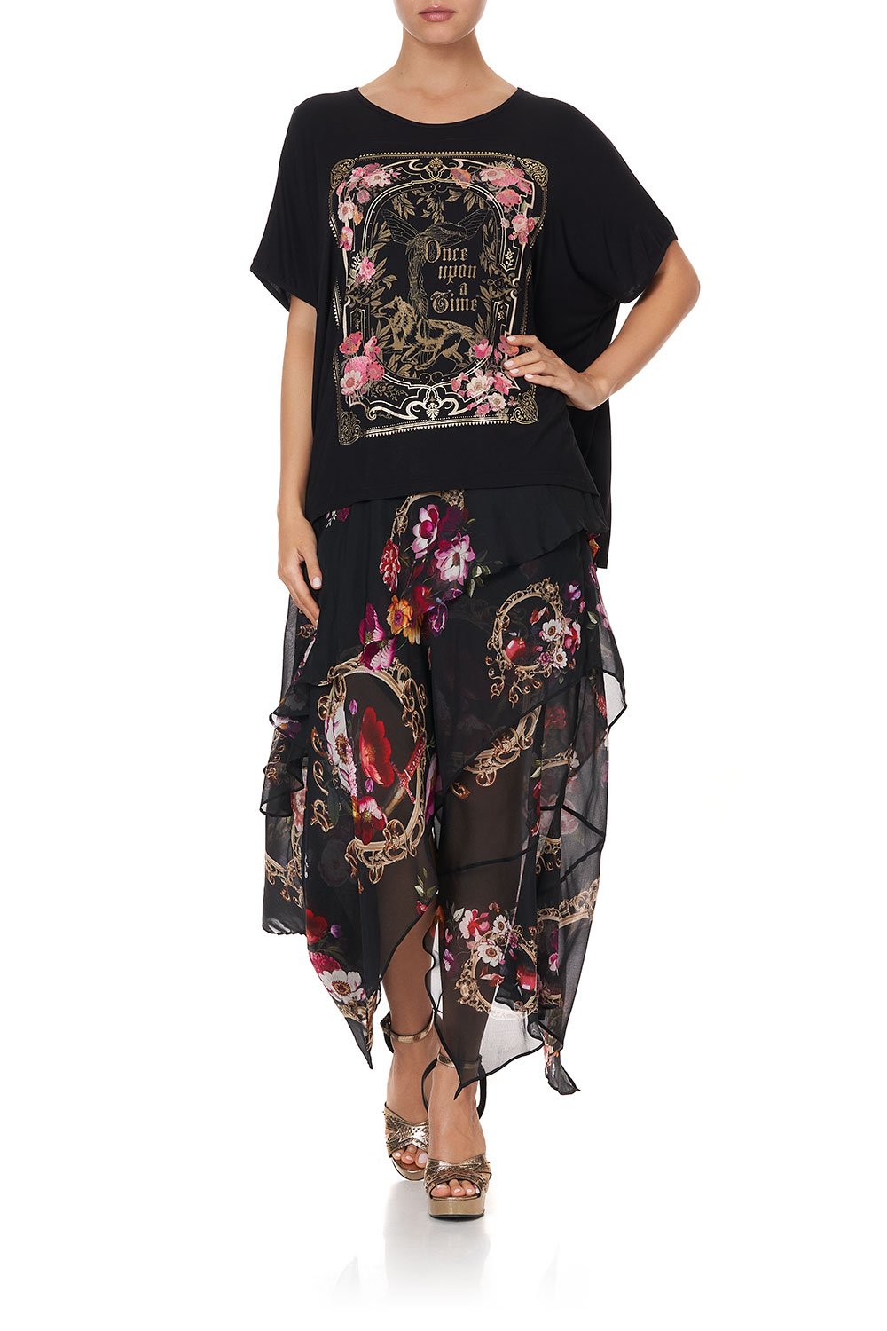 LOOSE FIT ROUND NECK TEE MIRROR MIRROR