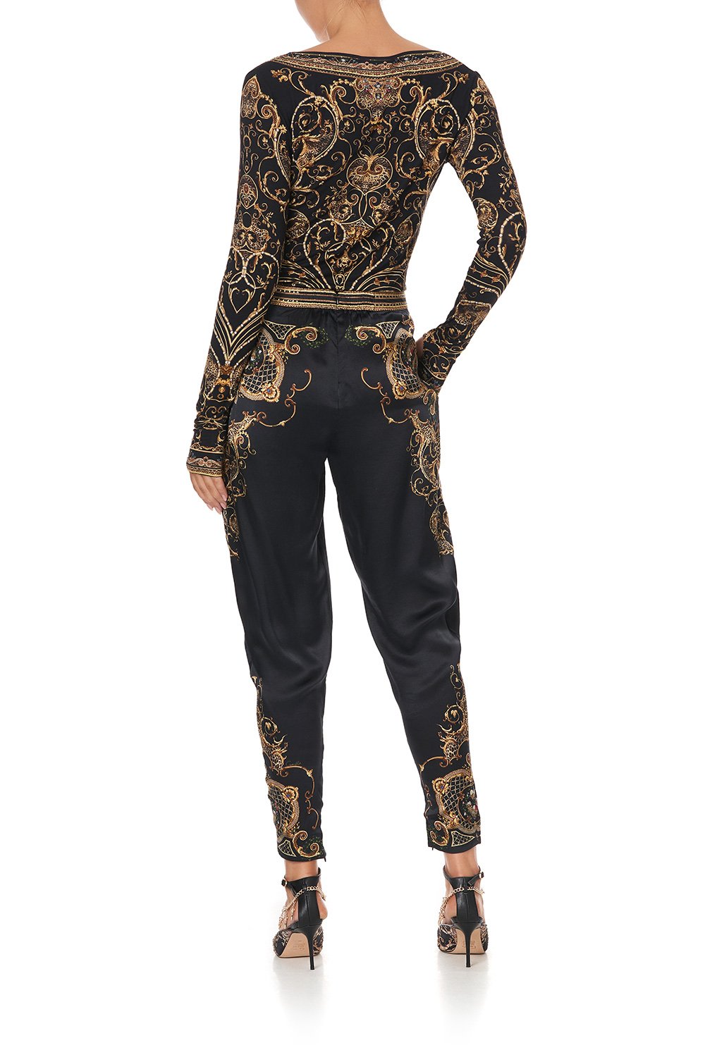 LOOSE PANT WITH DRAPED SIDE STUDIO 54