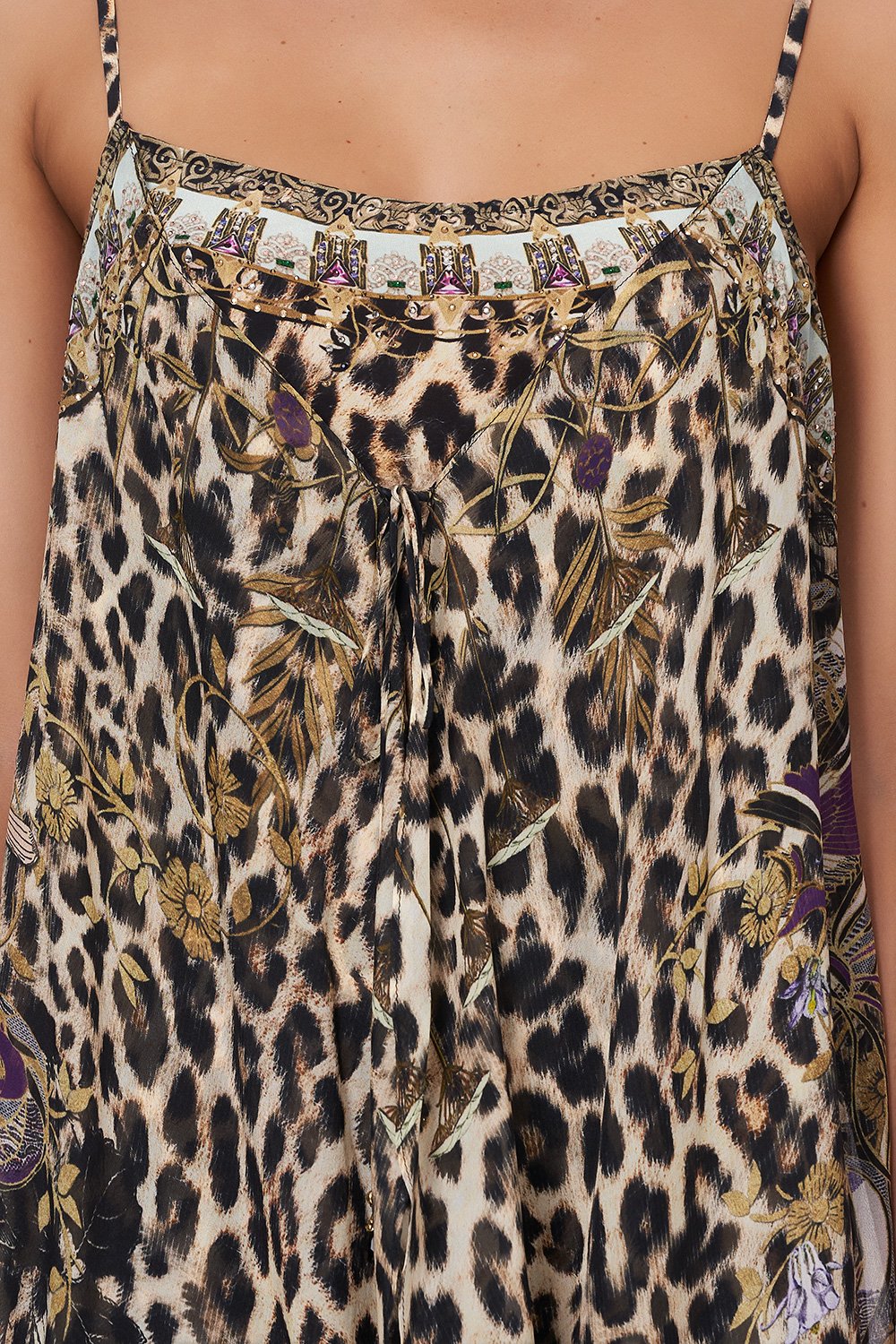 MINI DRESS WITH LONG OVERLAY NOMADIC NYMPH