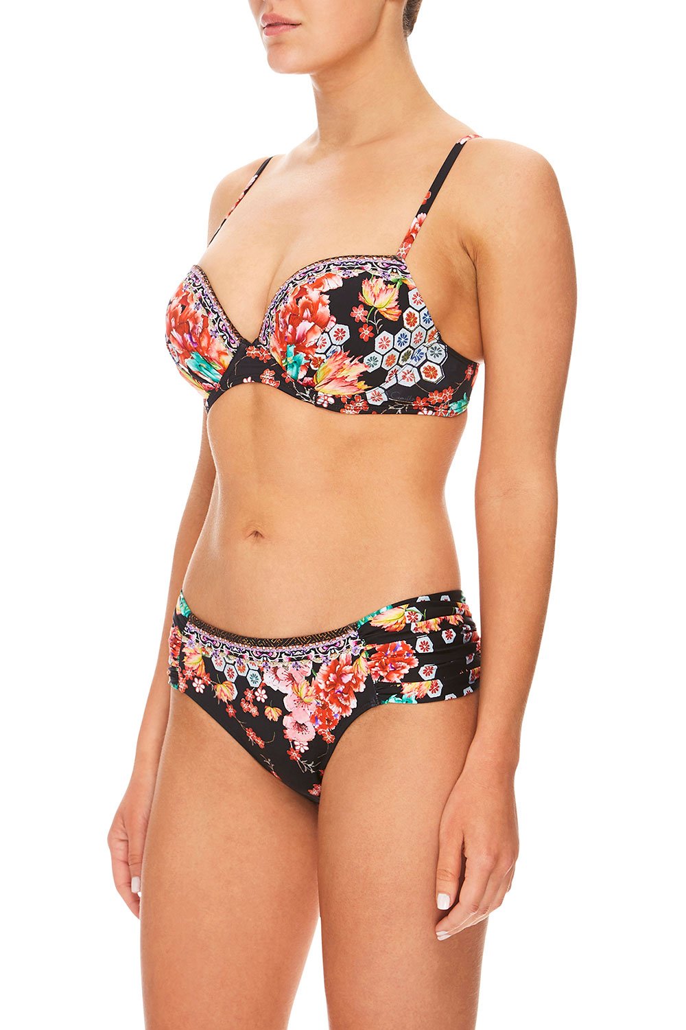 CAMILLA PAINTED LAND MOULDED PLUNGE BRA