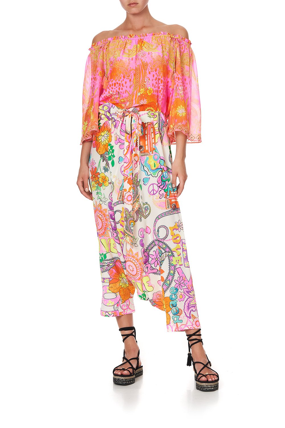 OFF SHOULDER FLARE BLOUSE HAIR HAIR HAIR