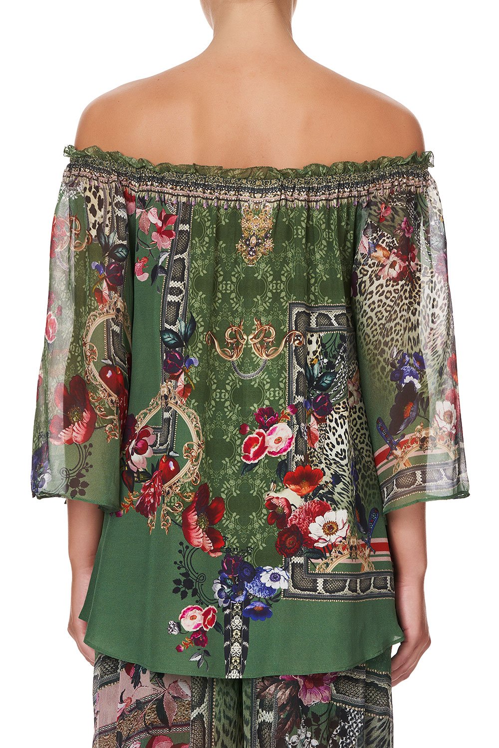 OFF SHOULDER FLARE BLOUSE TALES OF TIME