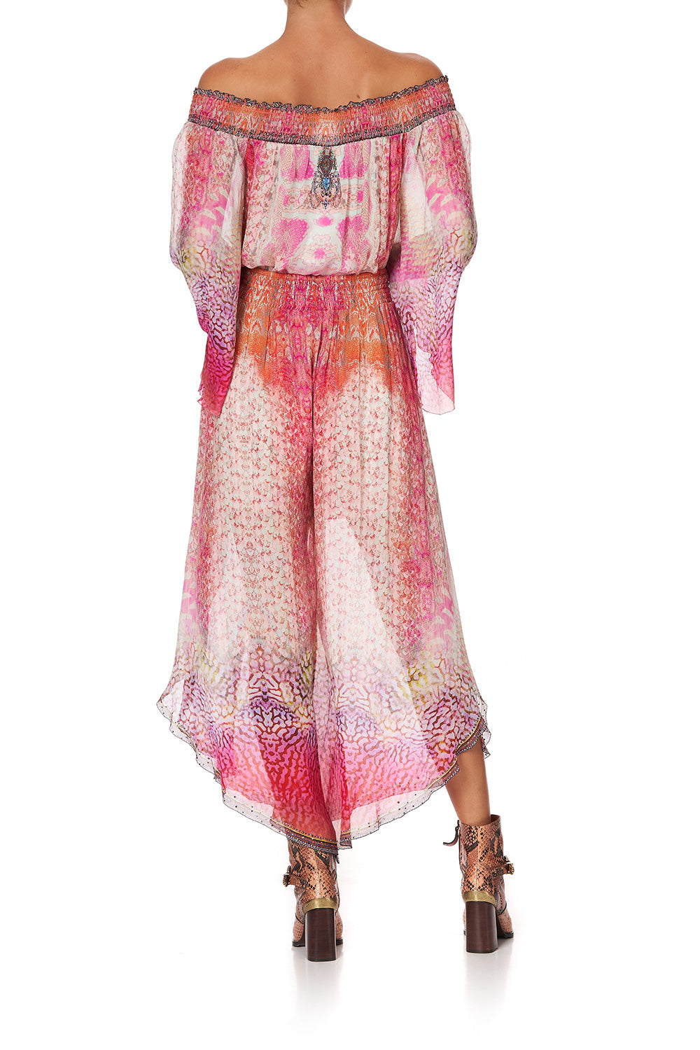 CURVED HEM PANT SERPENTINE DREAMS