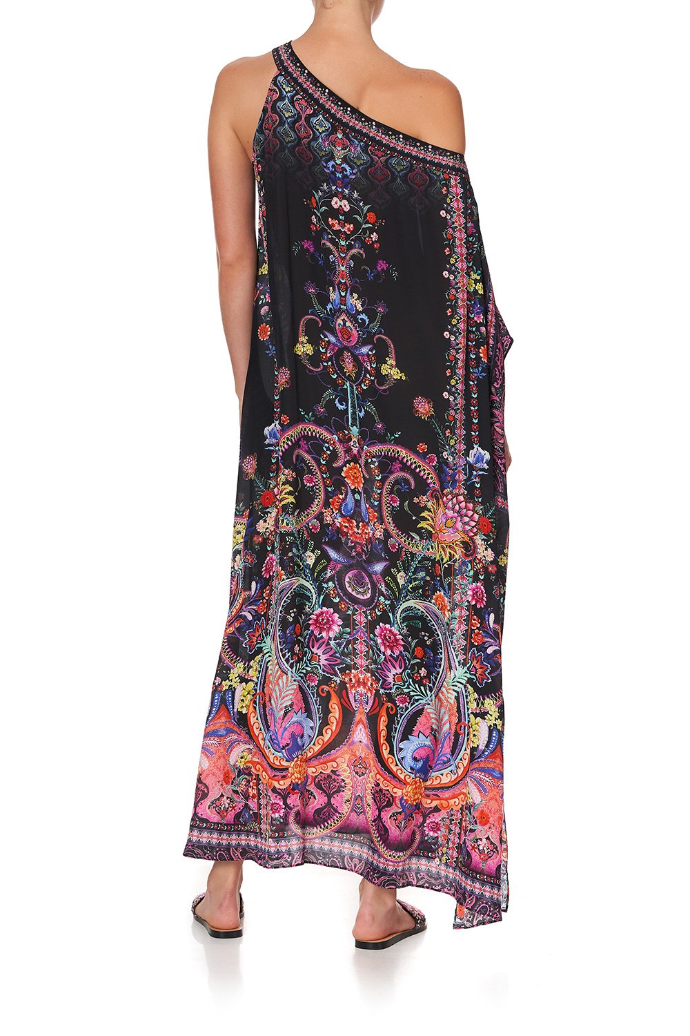 ONE SHOULDER KAFTAN WITH NECKBAND BOHEMIAN REBELLION