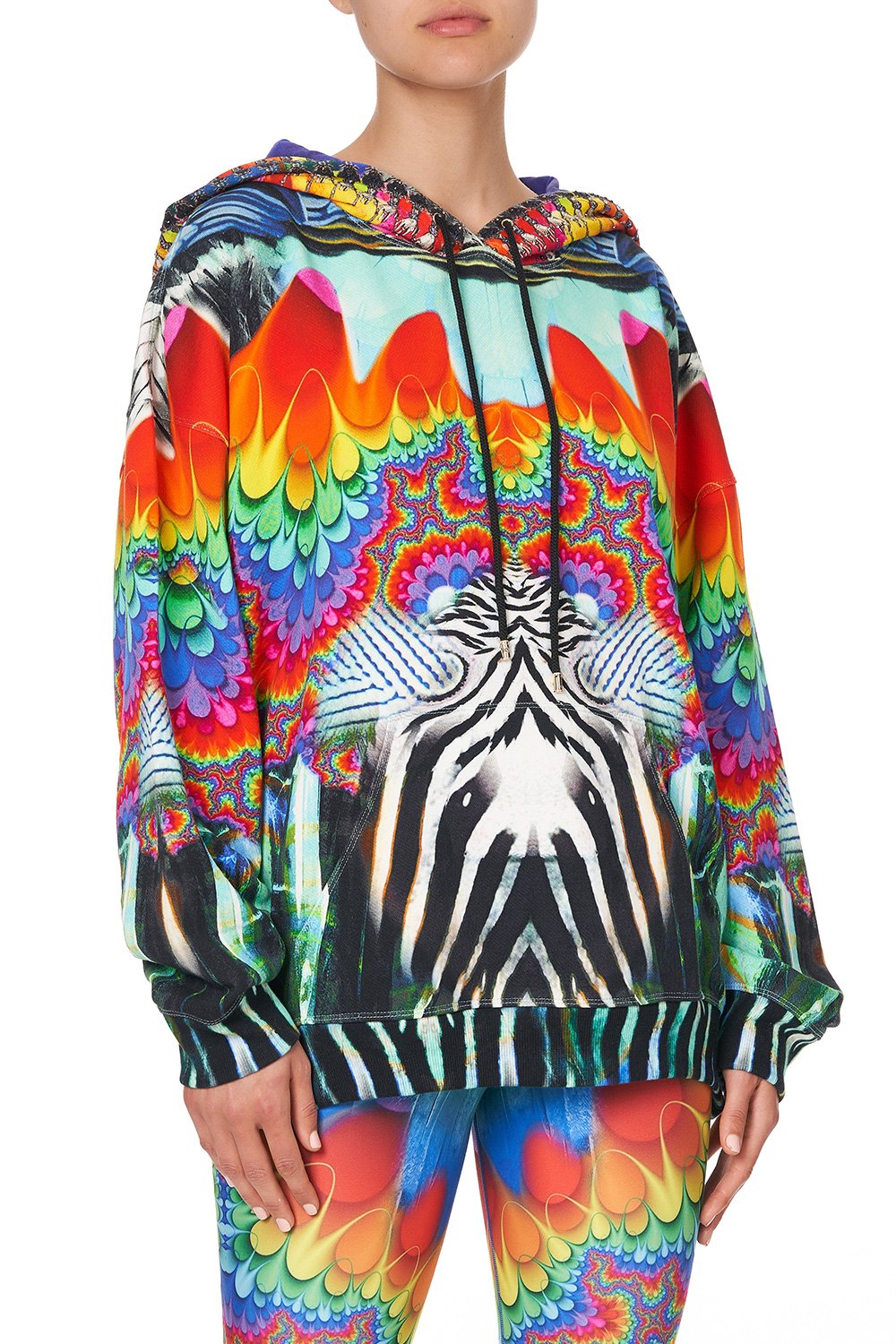 OVERSIZE BOYFRIEND HOODIE RAINBOW GATHERING