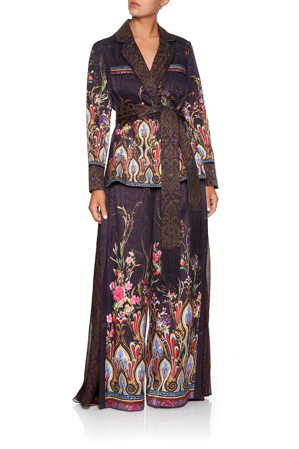 CAMILLA PAJAMA SUIT JACKET WILD FLOWER