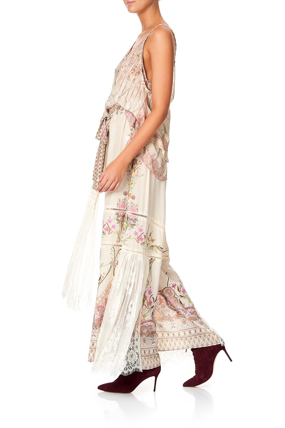 CAMILLA PANELLED PLEATED TROUSERS GOLDEN AGE