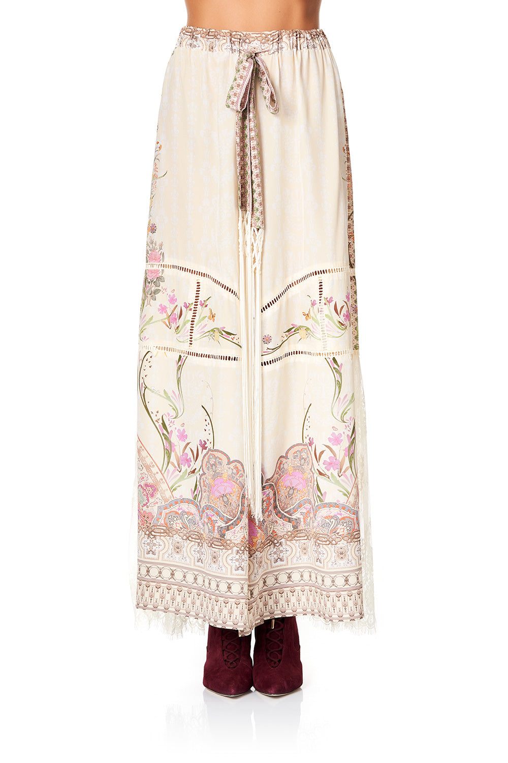 CAMILLA PANELLED PLEATED TROUSERS GOLDEN AGE