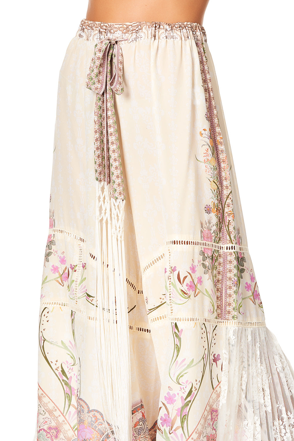 CAMILLA PANELLED PLEATED TROUSERS GOLDEN AGE