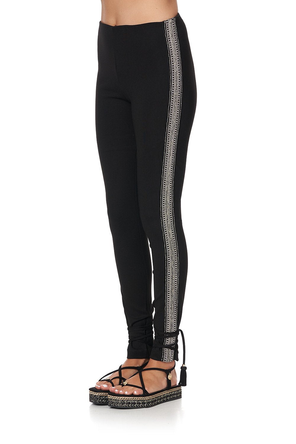 PONTE PANT WITH SIDE PANEL MIDNIGHT PEARL