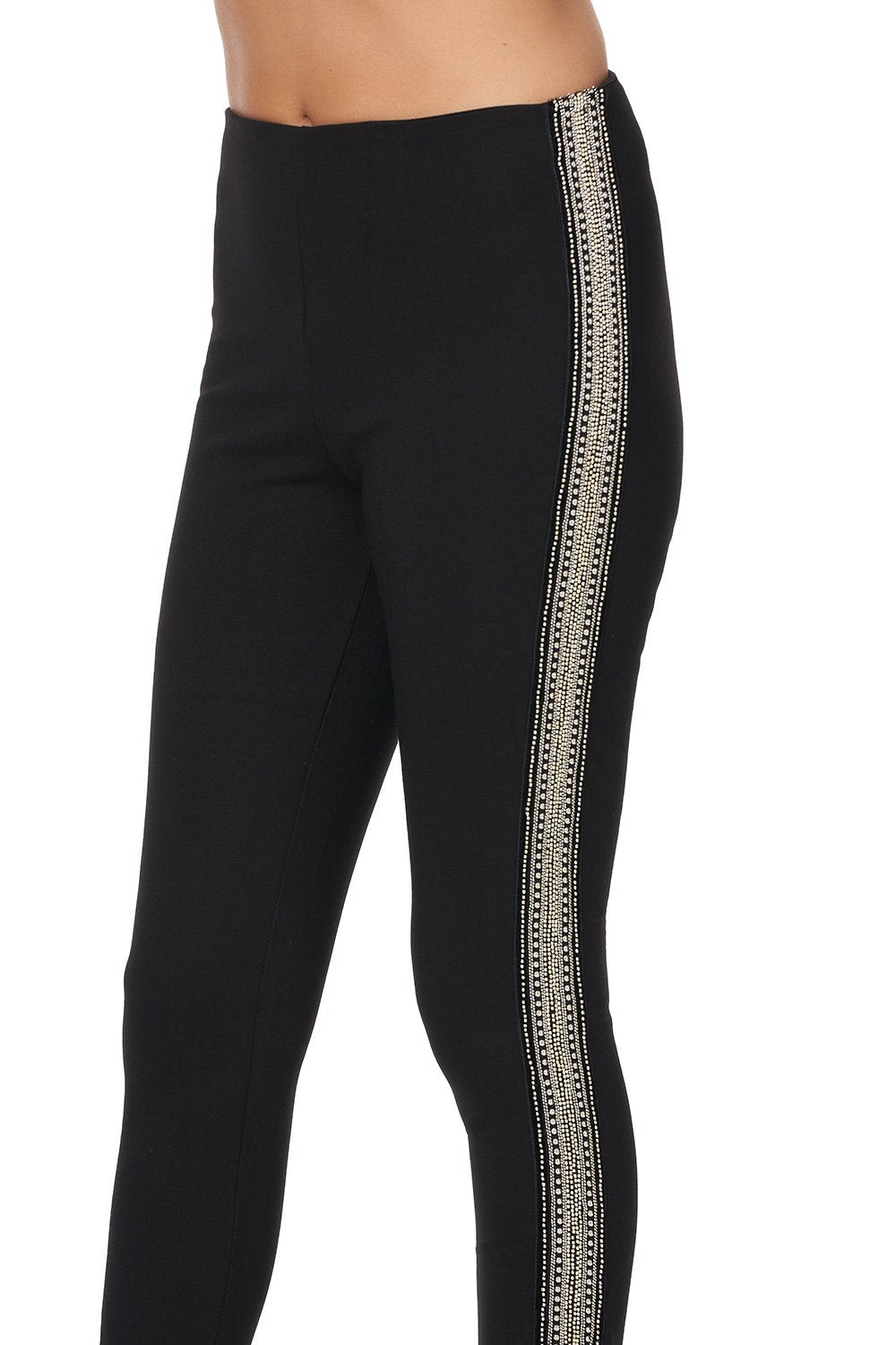 PONTE PANT WITH SIDE PANEL MIDNIGHT PEARL