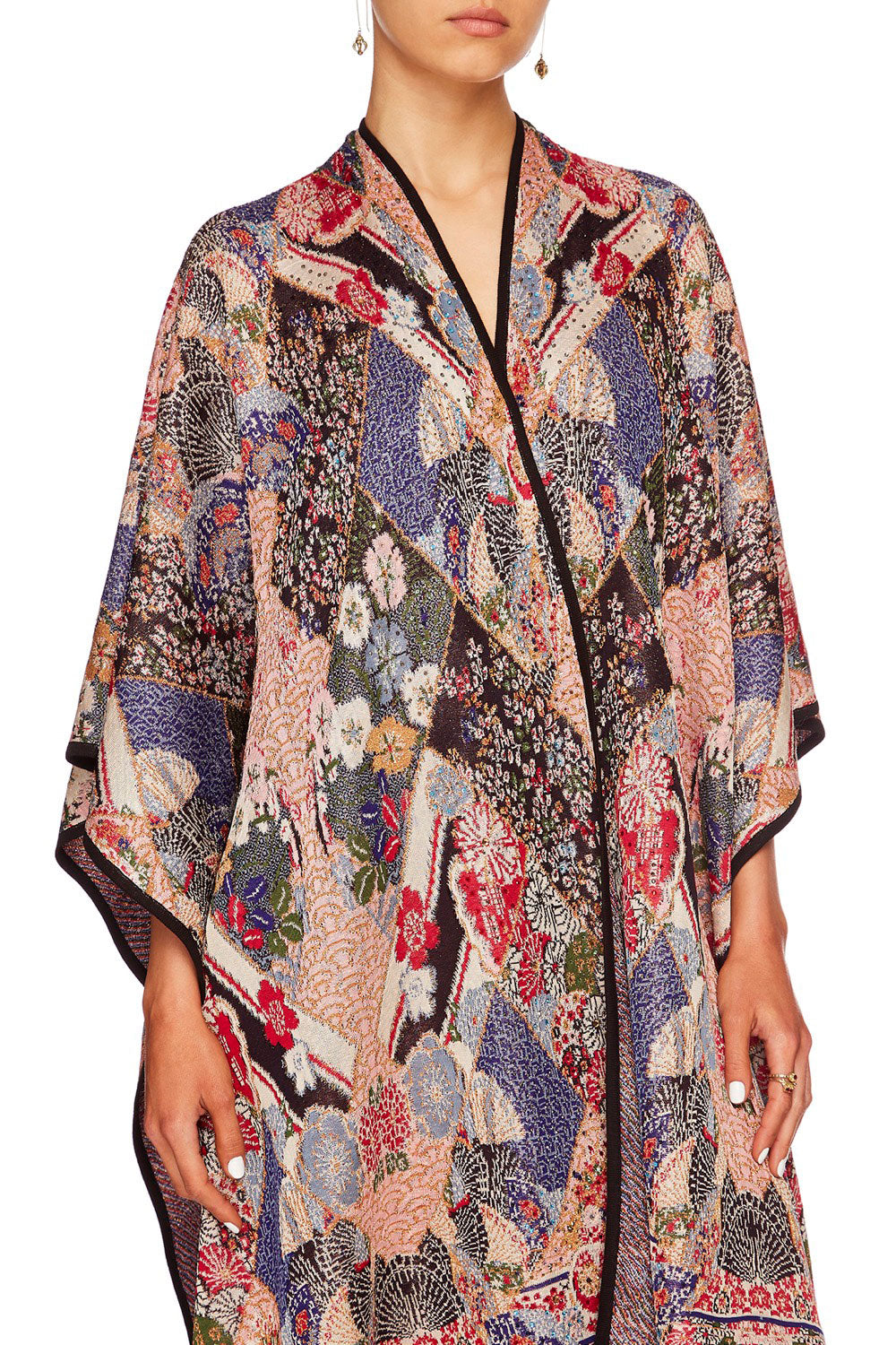 CAMILLA POSTCARDS FROM MARS OVERSIZED THROWOVER PONCHO