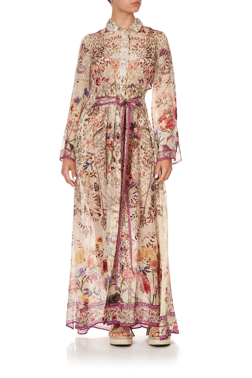 PRINTED TRENCH DRIFTING DREAMER