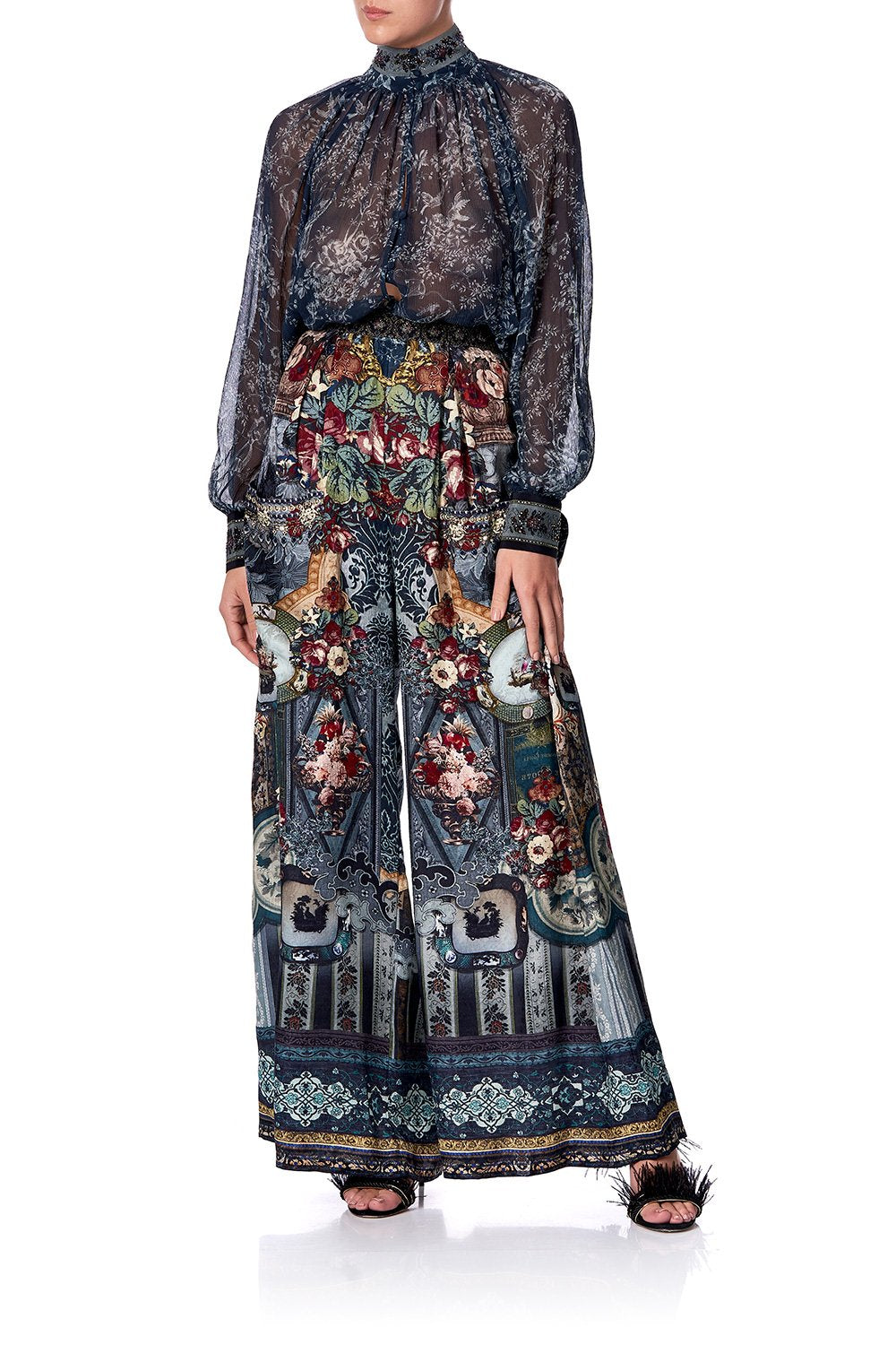 RAGLAN BUTTON UP SHIRT HOTEL BOHEME