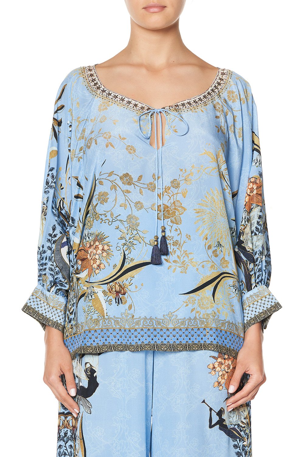 RAGLAN SLEEVE BLOUSE WITH CUFF FAIRY FOUNTAIN